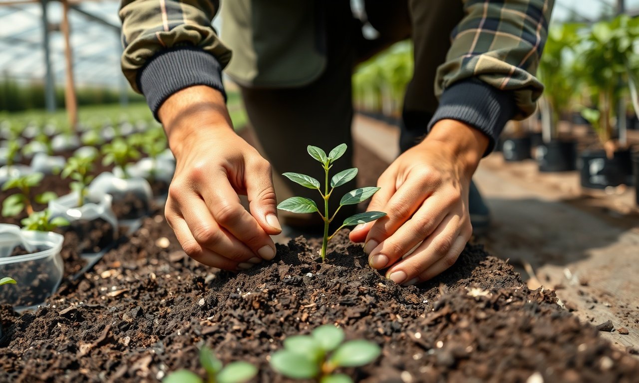 Nursery Plants Growing